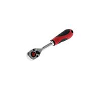 Gedore – Cliquet à levier Gedore Red – Poignée 2K, 72 dents, 1/4 pouce, tube acier, rouge/noir
