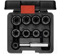 Gedore Red – Extracteur à fente spirale 1/2 SW 10–19 mm, 10 pièces