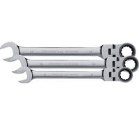 Gedore RED 3300890 R07305005 Jeu de clés plates à cliquet annulaire Ouverture de clé (métrique) 07 - 29 mm