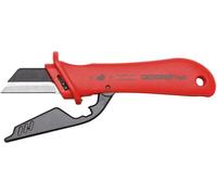 Gedore RED 3301416 R93220128 pour électricien Couteau à dénuder adapté pour Couteau à câble
