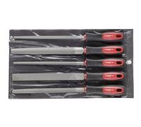Gedore RED 3301597 Jeu de limes 3 pans + 4 pans + plat et rond + semi-ronde 5