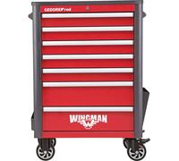 Gedore RED 3301690 Servante datelier plastique ABS, Tôle dacier Couleur: rouge