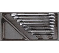 Gedore RED Jeu de clés plates doubles 3301698 R22150001 8 pièces ouverture métrique 6–22 mm