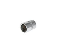 Gedore Douille R41001403 Entraînement 1/4" (6,3 mm) 6 pans Ø 14 mm Acier chromé Rouge