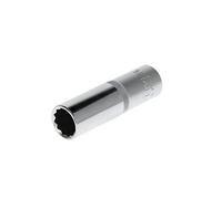 Gedore Douille longue R61101614 – 16 mm, 12 pans, entraînement 1/2" (12,5 mm) – Acier chromé