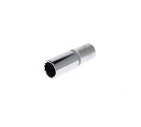 GEDORE red Douille longue, Entraînement 1/2" 12,5 mm, 12 pans, Diamètre 18 mm, Outil, R61101814, Acier chromé