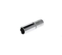 GEDORE red Douille longue, Entraînement 1/2" 12,5 mm, 6 pans, Diamètre 17 mm, Outil, R61001714, Acier chromé