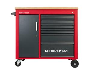 Gedore Red Espace de rangement Gedore MECHANIC+ avec étagère réglable, verrouillable séparément, 988 x 431 x 935 mm Quantité:1