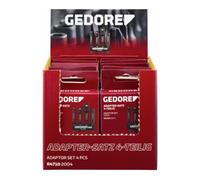 Gedore Red Gedore Ensemble d’adaptateurs Display 4 pièces 10 pièces Quantité:1