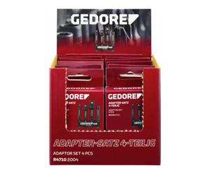 Gedore Red Gedore Ensemble d’adaptateurs Display 4 pièces 10 pièces Quantité:1