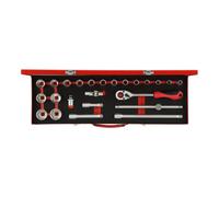 Gedore Red Gedore Jeu de clés à douille 1/2" 10-32mm 24 pièces R69004024 Quantité:1