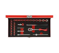 Gedore Red Gedore Jeu de clés à douille 1/4" 4-13mm, 32 pièces R49004033 Quantité:1