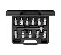 Juego de llaves para el cambio de aceite, mango corredizo 3/8, 12 piezas