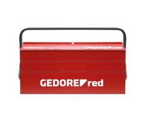 Gedore Red Gedore red Caisse à outils, 5 compartiments, grande, vide, dimensions (LxIxP) : 260x535x210 mm, rouge, tôle d'acier, boîte de tri, R20600073 Quantité:1