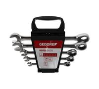 Gedore Red Gedore red Jeu de clés mixtes à cliquet, 5 pièces, SW 8-19 mm, plat, clé à molette, R07105005 Quantité:1