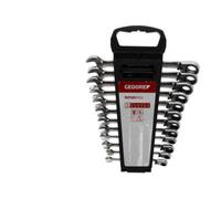 Gedore Red Gedore red Jeu de clés mixtes à cliquet réversible, 12 pièces, 8-19 mm, coudé, clé plate, R07205012 Quantité:1