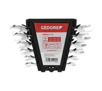 Gedore Red Gedore red Jeu de clés plates doubles, 6 pièces, SW 6-17 mm, métrique, court, jeu de clés, R05125006 Quantité:1