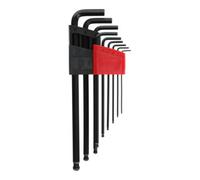 Gedore Red Gedore red Jeu de tournevis d’angle 9 pièces, long, pour vis six pans creux, tête sphérique, SW 1,5-10 mm, R36675009 Quantité:1