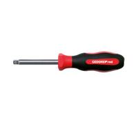 Gedore Poignée tournevis à entraînement carré R38950001 – 1/4" (6,3 mm), carré femelle pour douilles