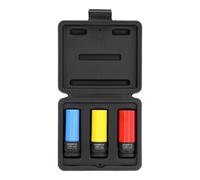 Gedore Red Gedore red Set de clés à douille Kraftschrauber avec douilles de protection, 3 pièces, 17/19/21 mm, butée de profondeur, avec codage couleur, acier chrome-molybdène Quantité:1