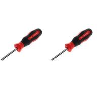 GEDORE red Poignée tournevis à entraînement carré, Entraînement 1/4" 6,3 mm avec carré d’entraînement femelle dans le manche, Pour douilles, R38950001 (Lot de 2)