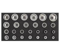 GEDORE red R22150009 Jeu de douilles 1/2" 2/6 CT-modul 26 pièces, 3301708