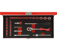 Gedore Red Clé à douille rouge Gedore set 1/4 SW 4-13mm 32 pcs Quantité:1
