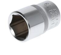 GEDORE red Douille R610001906 – 1/2" (12,5 mm) 6 pans 19 mm, acier chromé