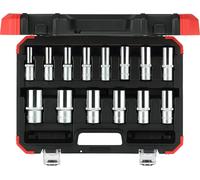 GEDORE red R61003114 Jeu de douilles 1/2" 6 pans 10-32mm 14 pièces, 3300008