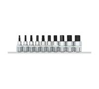 GEDORE red R62558110 Douilles tournevis 1/2 + barrette 10 pièces, 3300027