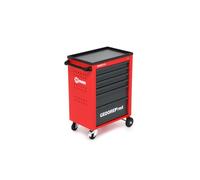 GEDORE red Servante d’atelier MECHANIC, Servante d’atelier avec 6 tiroirs, Établi mobile en tôle d’acier, Vide, Verrouillable, R20150006