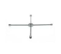 Gedore Clé en croix universelle 6227530 – 17/19/21/24 mm – 550x550 mm – 28 PR