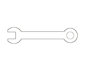 Gedore Rueda fija para carro porta-herramientas WINGMAN