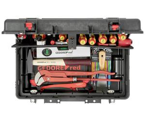 Gedore SANIT R21902072 Valise trolley équipée 72 pièces (L x l x H) 550 x 225 x 350 mm