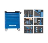 Gedore Servante d'atelier Gedore WSL-L-TS-190 avec un assortiment d'outils de 190 pièces Quantité:1