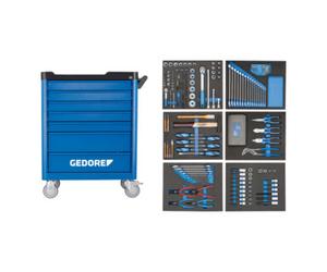 Gedore Servante d'atelier Gedore WSL-L-TS-190 avec un assortiment d'outils de 190 pièces Quantité:1