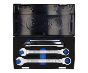 Gedore Set de clés mixtes à cliquet 7 R-005 5-pces ouv. 8-19mm CV boîtier plastique GED Quantité:1