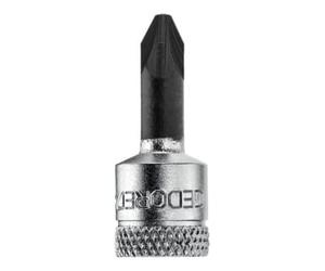 Gedore Tournevis Gedore embout femelle 1/4'' à empreinte cruciforme PZ 2 Quantité:1