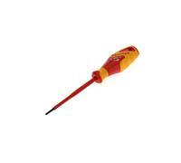 GEDORE Tournevis VDE à fente, Tournevis 1 000 v isolé, Électricité, Longueur 185 mm, Outil, VDE 2170 3, Acier