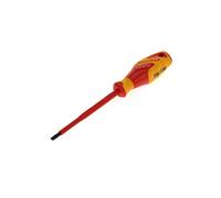GEDORE Tournevis VDE à fente, Tournevis 1 000 v isolé, Électricité, Longueur 225 mm, Outil, VDE 2170 5,5, Acier