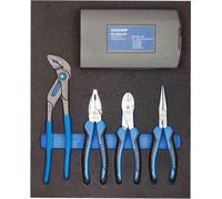 GEDORE TS CT2-142 Assortiment de pinces dans le module 2/4 Check-Tool, 2957248