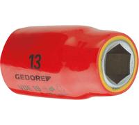GEDORE VDE 19 13 Douille VDE 1/2" 6 pans 13 mm, 6122940