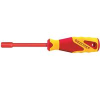 Gedore VDE 2133 9 VDE Tournevis à douille Taille (métrique): 9 mm Largeur sur pans (en pouces): 3/8 pouces Longueur de la lame: 125 mm