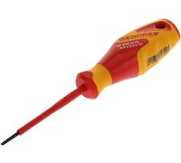 Gedore VDE 2170 2,5 VDE Tournevis pour vis à fente Largeur de la lame: 2.5 mm Longueur de la lame: 75 mm