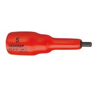 GEDORE VDE IN 19 5 DE Embout de tournevis 1/2" femelle 6 pans 5 mm, 6124480