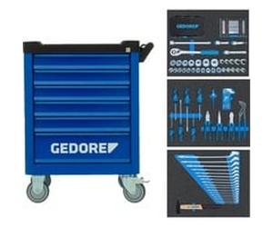GEDORE WSL-M-TS-172 Acier inoxydable, Chariot à outils