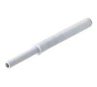 Gedotec 956A1006 Loqueteau de porte avec bouton poussoir, blanc, version longue avec butoir, support d’ouverture 956A1006, 1 pièce