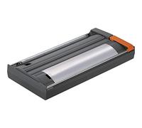 Gedotec AMBIA-LINE Coupe-film ZC7C0000 pour film alimentaire | Distributeur de film pour tiroir de cuisine - tiroir | Plastique gris orion mat - inox mat