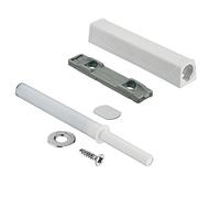 Gedotec Amortisseur de porte à poussoir TIP-ON 956A1004 version longue avec aimant | Couleur blanc | Blum Door Snapper avec chemin de décharge 38 mm | 1 set