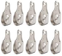 Gedotec Armoire de rangement pour tube OVAL Support de tringle à vêtements Support de penderie et mural | Support de tube d'armoire pour tige ovale | FABRIQUÉ EN ALLEMAGNE | 10 pièces